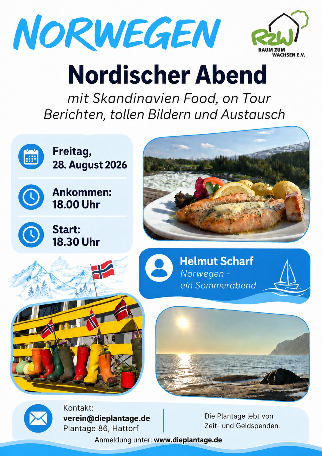 Freitag, 28. August, Nordischer Abend, 18h